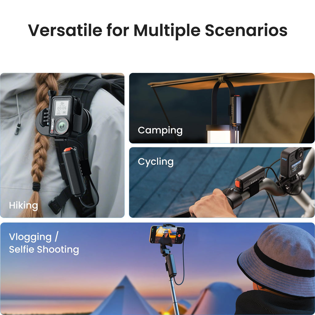 VR Head Strap with Compact Power Bank