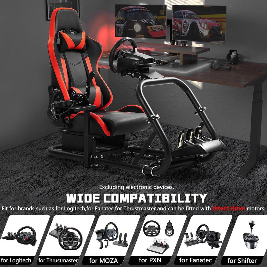 Direct Drive Sim Racing Cockpit with Seat