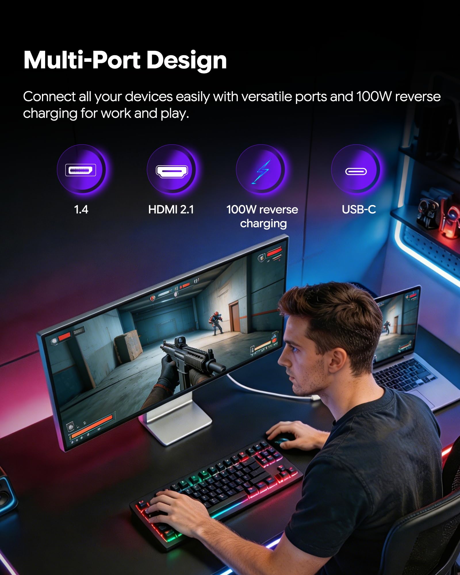40-Inch 5K 120Hz IPS Gaming Monitor