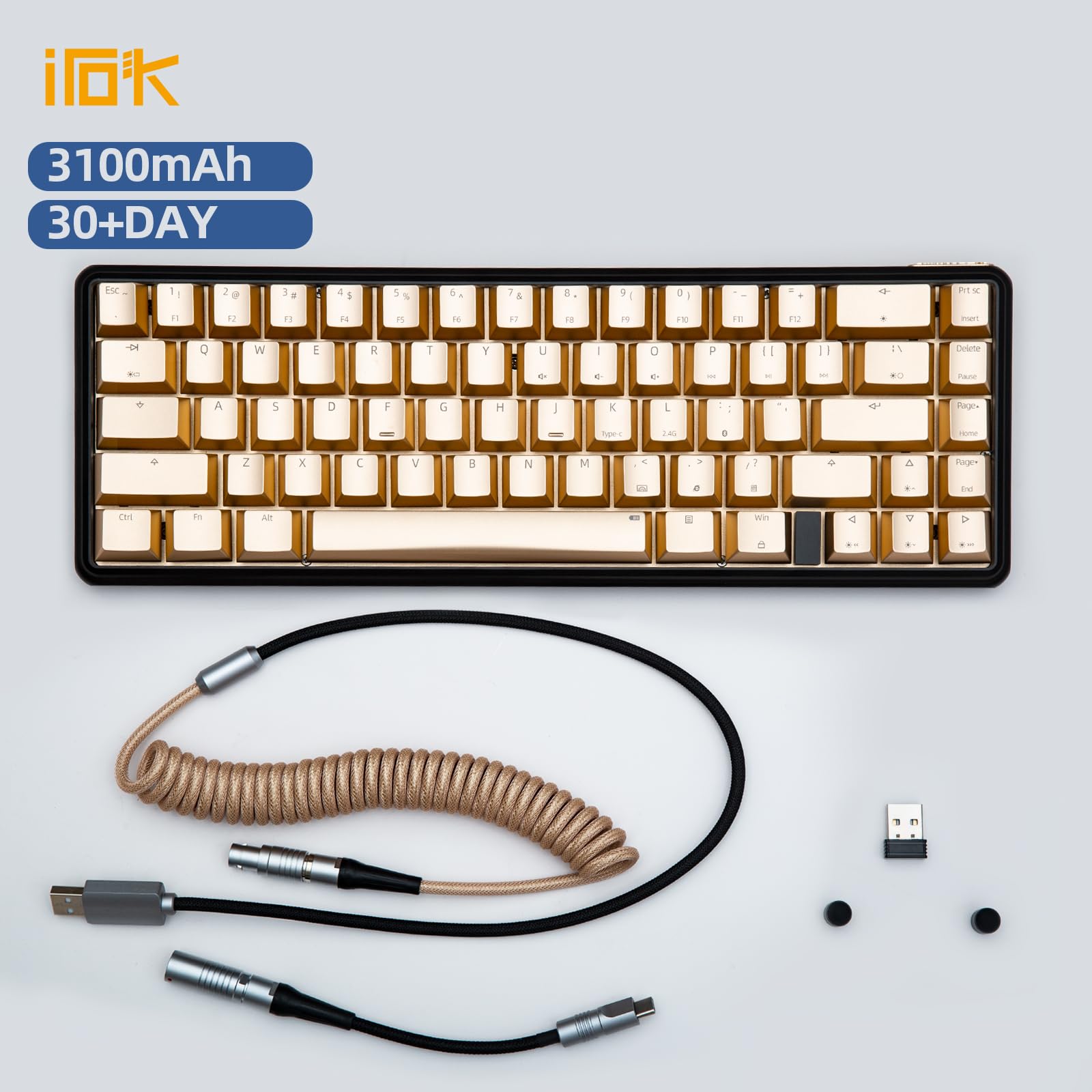 Portable 60% RGB Wired Mechanical Gaming Keyboard