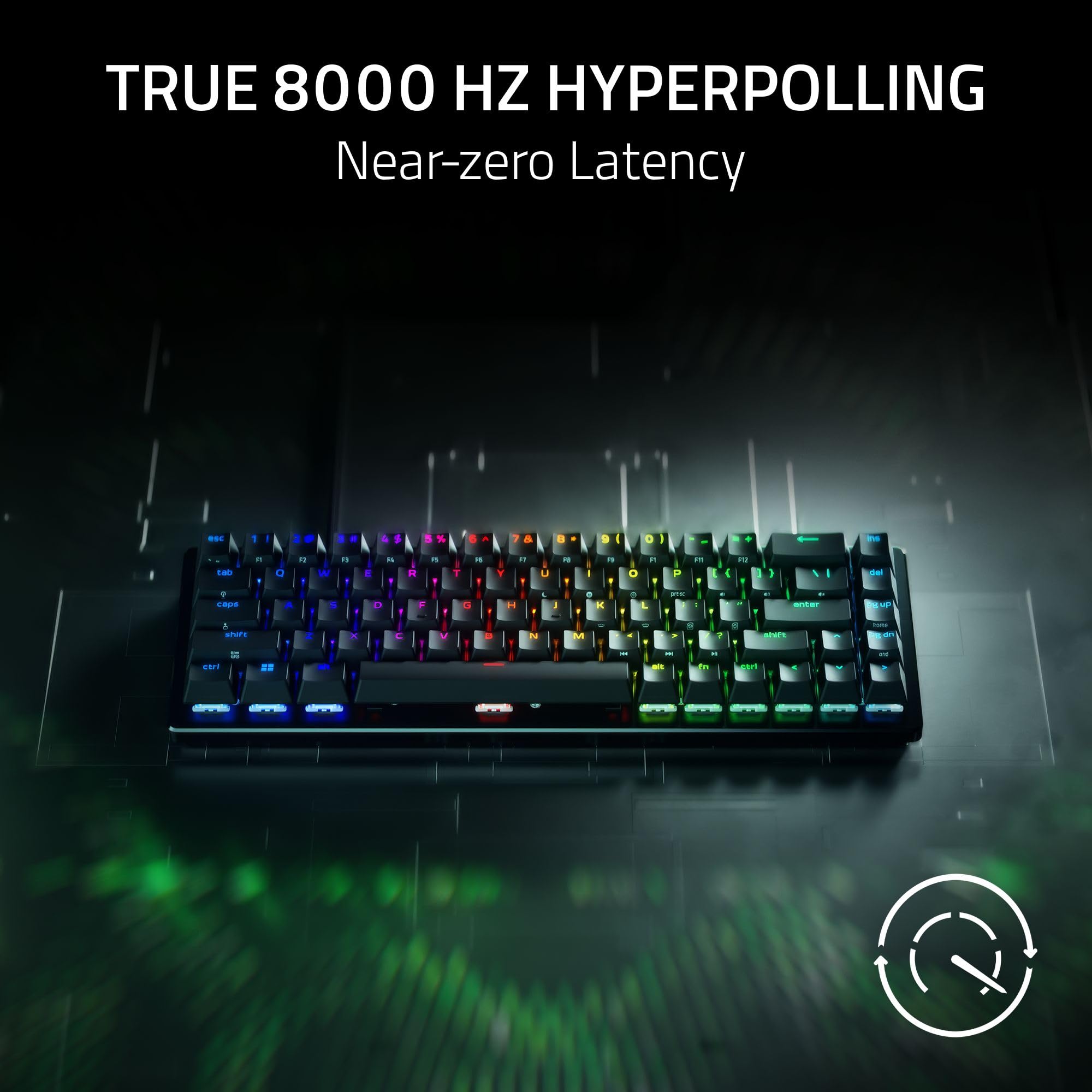 Razer Huntsman V3 HE Magnetic Mini 65% 8KHz Wired Gaming Keyboard