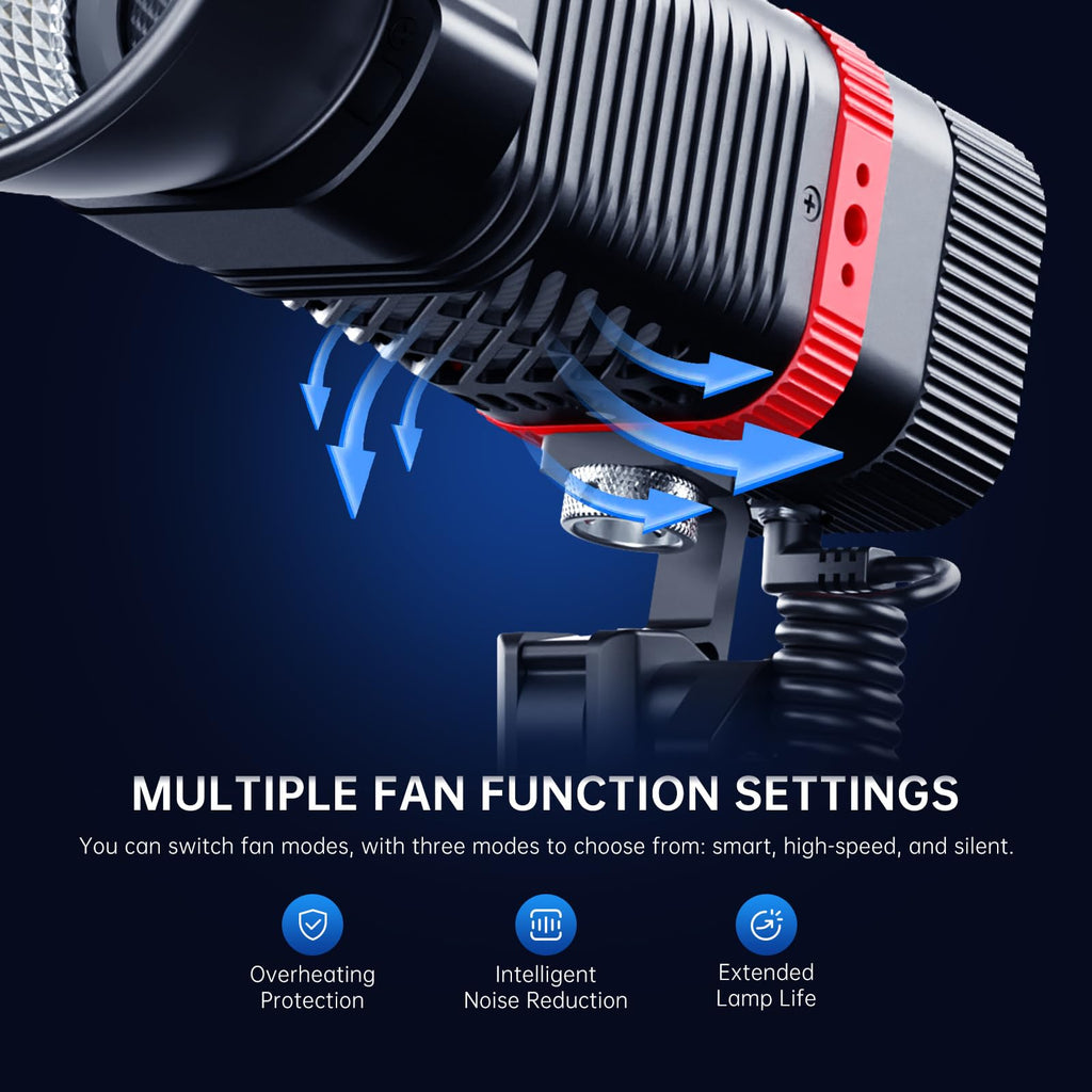 Portable RGB LED Video Light Kit, 3-Pack