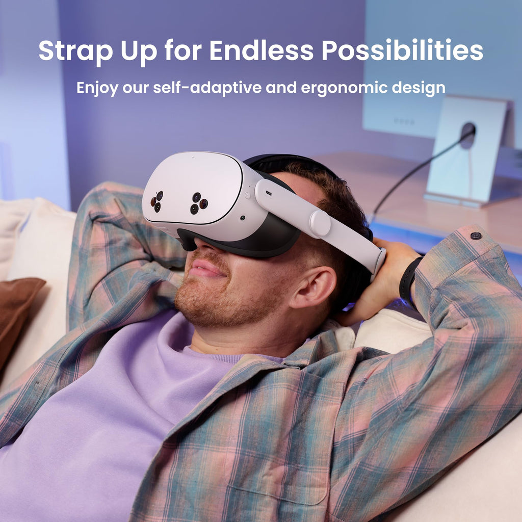VR Head Strap with Compact Power Bank