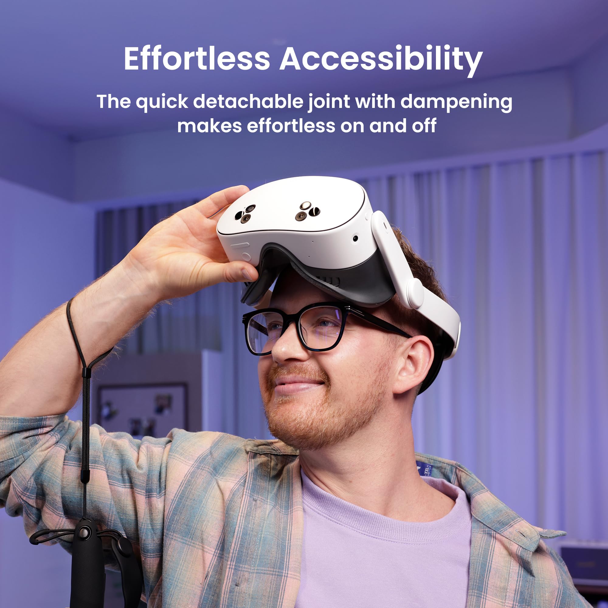 VR Head Strap with Compact Power Bank