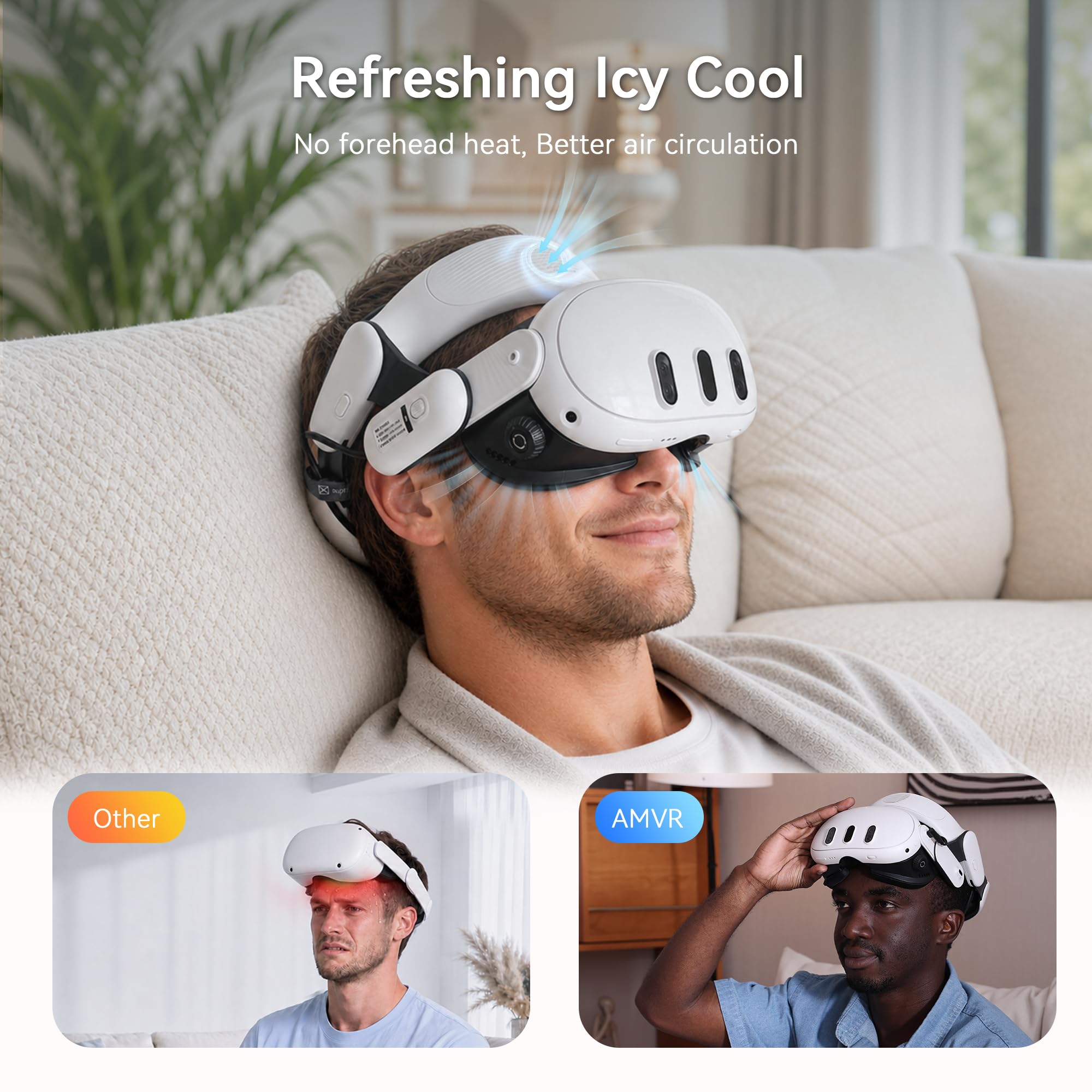 AMVR BS1 Head Strap with Fan