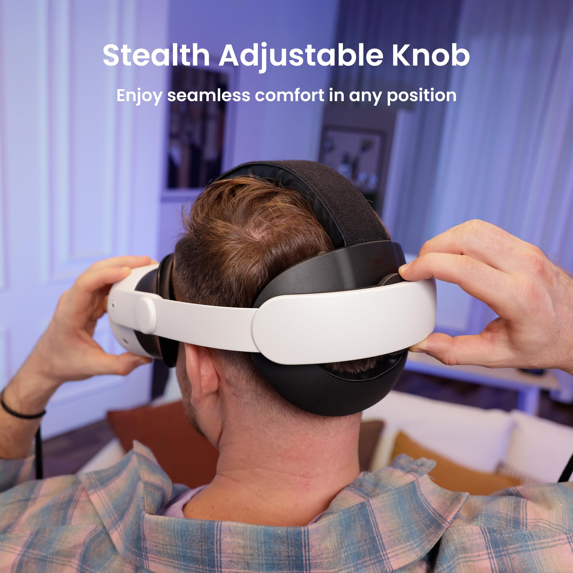 VR Head Strap with Compact Power Bank